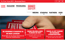 Tablet Screenshot of hoornsestadsfeesten.nl